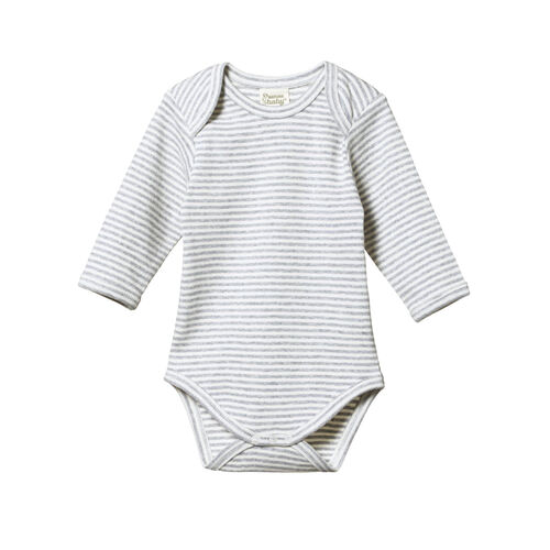 Nature Baby Organic Cotton L/S Bodysuit